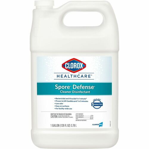 Clorox Company  Cleaner Disinfectant, Spore Defense, 128 oz, White