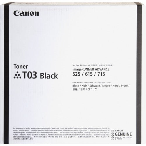 Canon  Toner Cartridge, f/iR 525/615/715, 51500 Page Yield, BK