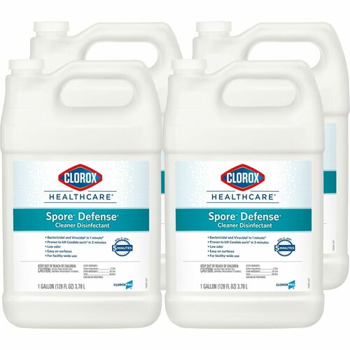 Clorox Company  Cleaner Disinfectant, Spore Defense, 128 oz, 4/CT, White