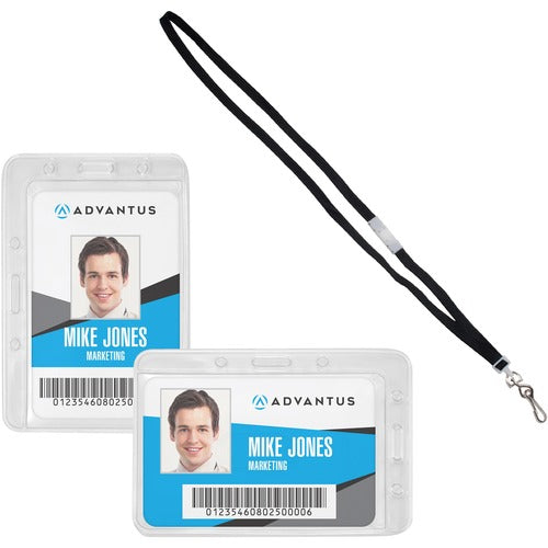 Advantus Corp.  ID/Security Pack, 4.125"x2.875" Badges, 20/PK, MI