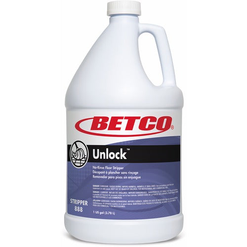 Betco Corporation  Floor Stripper,Liquid, Concentrated, 1 Gal, 4/CT, Clear