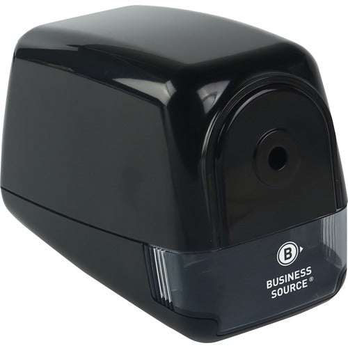Business Source  Pencil Sharpener, Electric, 4-1/2"Wx7-1/10"Lx3-9/10"H, Black