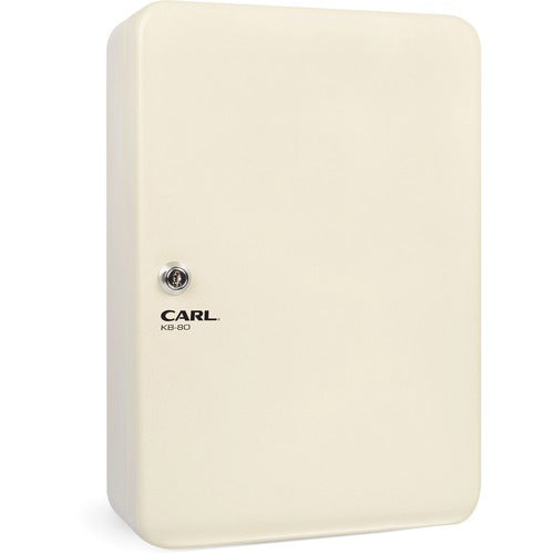 Carl Mfg  Key Cabinet, Security, 80 Key, 9-3/10"Wx12-1/2"Lx3-1/2"H, IY