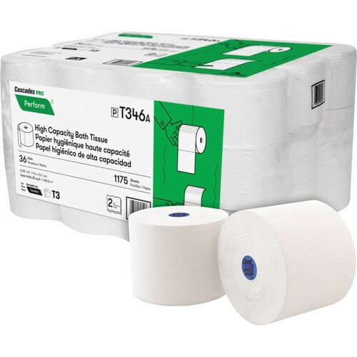 Cascades  Bathroom Tissue,f/Tandem Dispensers,1175/RL,36RL/CT,WE