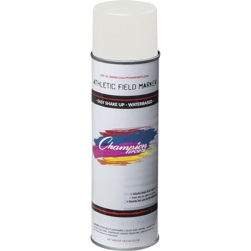 Champion Sports  Marking Paint,Aerosol,f/SportsField,135 yd Cap,20oz,12/CT,WE