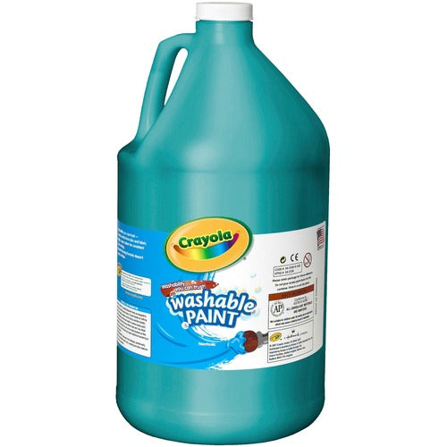 Crayola  Paint, Washable, 1 Gallon, Turquoise