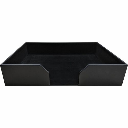 Dacasso  Conference Pad Holder,No Coasters,18-1/10"x15-2/5"x4",BK