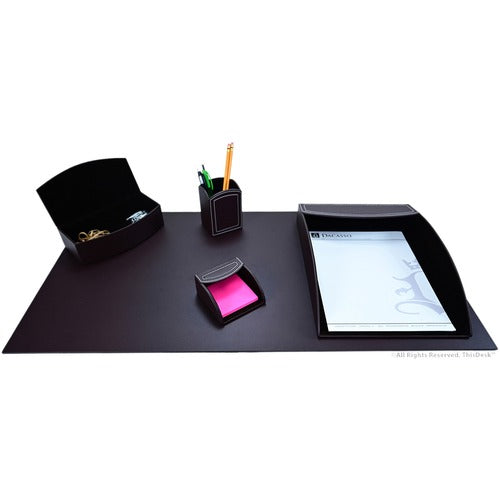 Dacasso  Desk Set,5 Pc,32"x16"x4-1/4",BN