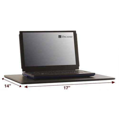 Dacasso  Lap Desk,17"x14"x1/4",BK