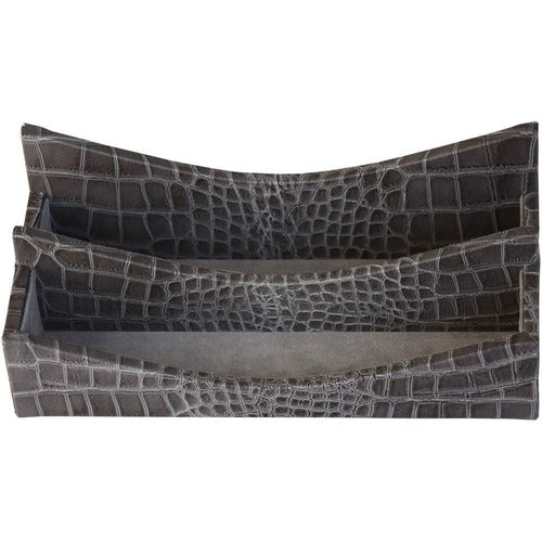 Dacasso  Letter Holder,Castlerock,5"x10-1/2"x3-4/5",GY