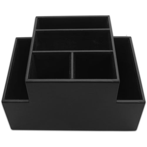 Dacasso  Desk Supply Organizer,6-4/5"x4-4/5"x4-1/10",BK