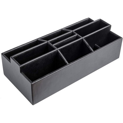 Dacasso  Remote Control Organizer,12-1/4"x6-3/5"x3-3/4",BK