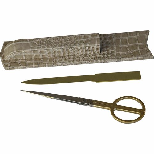 Dacasso  Library Set,Brass,11-1/4"x2-3/4"x1-1/10",BG