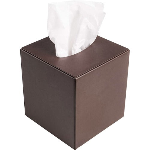 Dacasso  Tissue Box Cover,5-1/10"x5-1/10"x5-1/2",BN