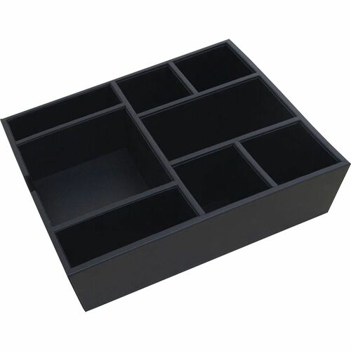 Dacasso  Condiment Tray,12-1/5"x10-1/4"x3-1/2",BK