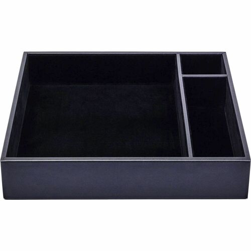 Dacasso  Conference Room Organizer,12-3/4"x12-3/5"x2-2/5",BK