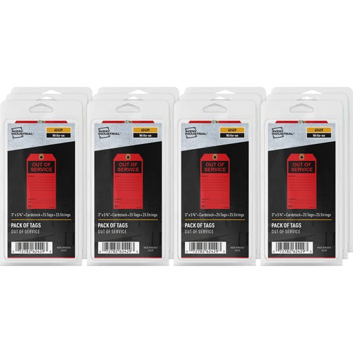 Avery  Out of Service Tags,Pre-strung,3"x5-3/4",25/PK,RD