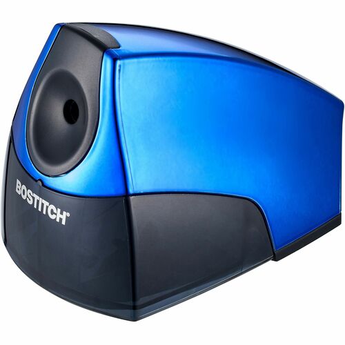 Bostitch (Stanley Bostitch)  Pencil Sharpener, Electric, 4"x8-1/3"x4-1/4", Metallic Blue