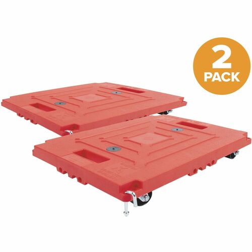 Bostitch (Stanley Bostitch)  Dolly,Mule,w/Wheels,Nylon,Large,18"x12-3/4"x3-1/2",2/CT,Red