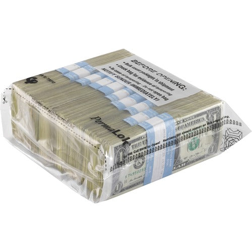ControlTek  Bag,w/10 Straps,1000-Bill Cap,3"Exp,9-1/4"x8",250/PK,CL