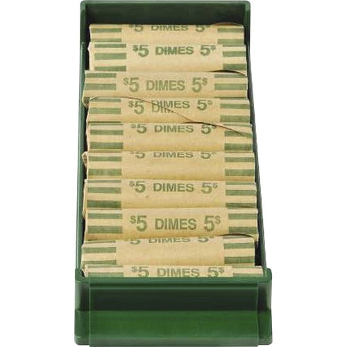 ControlTek  Coin Tray,Dimes,$50 Cap,Plastic,9-13/100"x3-1/4"x1-1/2",GN