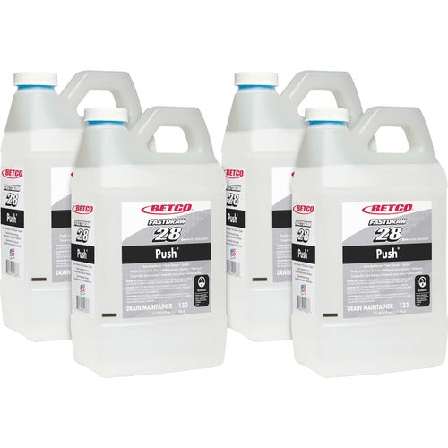 Betco Corporation  Cleaner,f/Floor/Drain/Spots,FastDraw,2 L,4/CT,Milky White