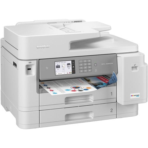 Brother  Printer,Scan/Copy/Fax,30ppm,21-1/2"x17-2/10"x14-8/10",WE