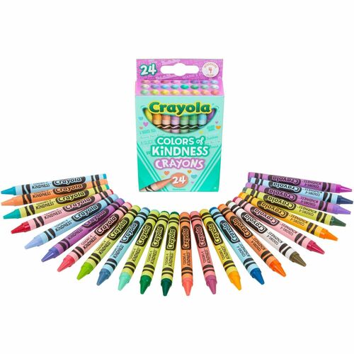 Crayola  Crayons,24 Colors,Colors of Kindness,24/PK,AST