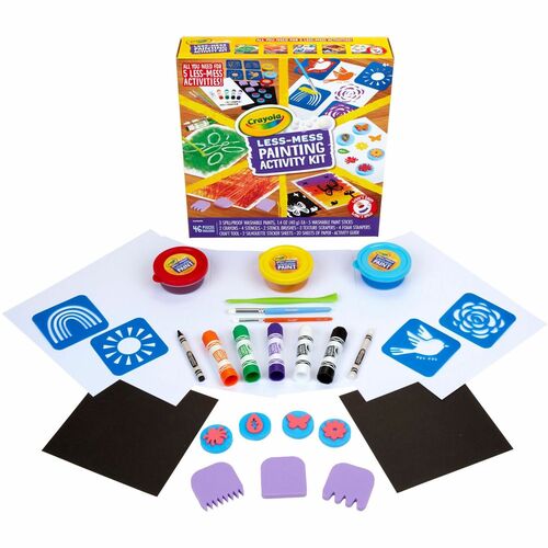 Crayola  Activity Kit,Less Mess,Painting Supplies,AST