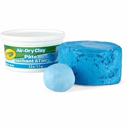 Crayola  Clay, Soft, Air Dry, 2.5 lb, Blue