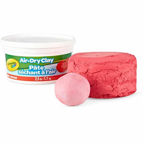 Crayola  Clay, Soft, Air Dry, 2.5 lb, Red