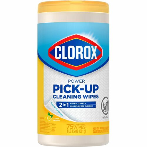 Clorox Company  Paper Towel Wipes,Multipurpose,LemonVerbena,75Shts,WE