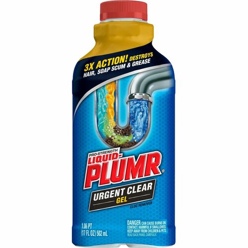Clorox Company  Drain Cleaner, Gel, Bathtub/Kitchen, 17oz, BE