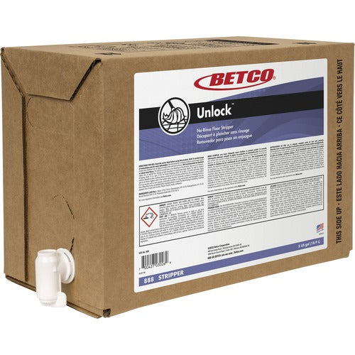 Betco Corporation  Floor Stripper,Liquid, Concentrated, 5 Gal Bag, Clear