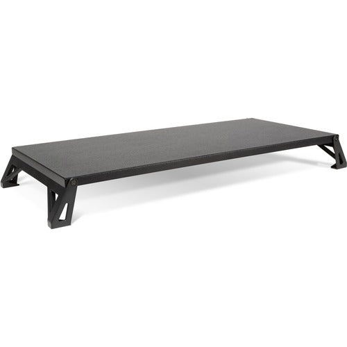 Allsop  Monitor Stand,Adjustable Leg,30 lb Cap,24"L,BK