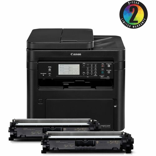 Canon  Printer,w/2 Toners,Scan/Copy/Fax,Monochrome,15.4"x16"x15",BK