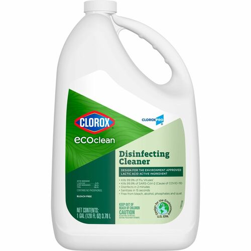 Clorox Company  Disinfecting Cleaner,EcoClean,Refill,128 fl oz,GN/WE