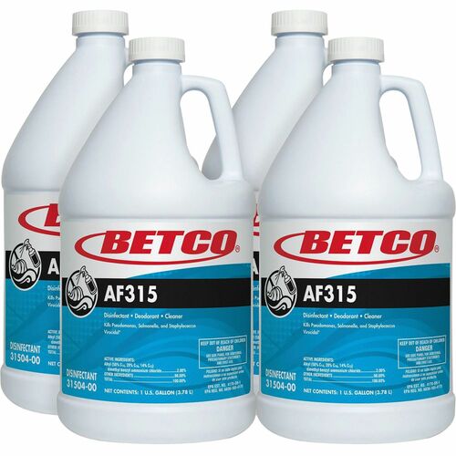 Betco Corporation  Disinfectant/Detergent/Deodorant,Conc,1 Gal,4/CT,Turquoise