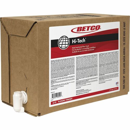 Betco Corporation  Floor Finish,Wet Look,5 Gal Bag-in-Box,CL