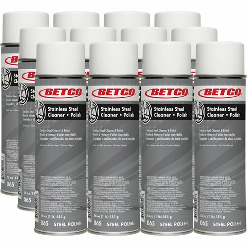 Betco Corporation  Cleaner/Polisher, Foam, RTU, 16oz Net Weight, 12/CT, White