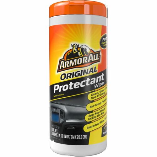 Armor All  Auto Wipes,Interior,Protectant,30/Canister