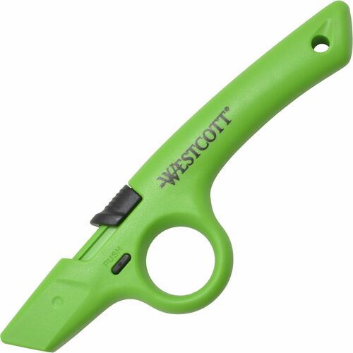 Acme United Corporation  Box Cutter,Finger Loop,Ceramic Blade,GN/BK