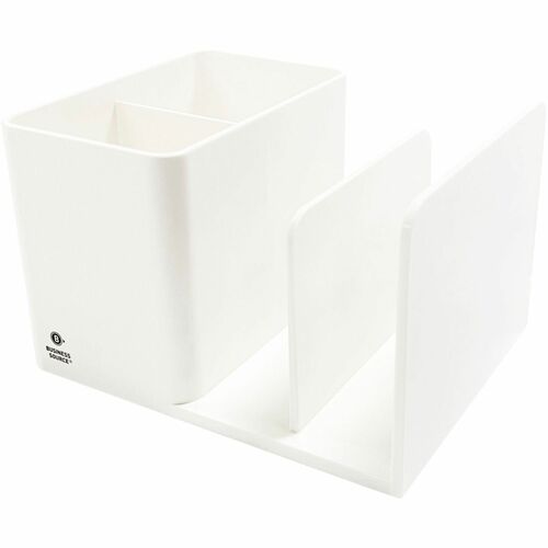 Business Source  Desktop Organizer,PenCup/Slots,6-1/10"x4-7/10"x3-4/5",WE