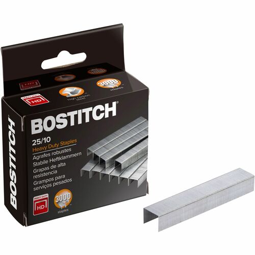 Accentra, Inc.  Staples, 65 Sht Capacity,3/8"Leg,125/ Strip,3000/BX,Silver