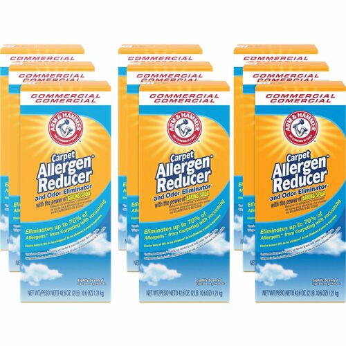 Church & Dwight Co., Inc.  Deodorizer Powder,w/Baking Soda,Commercial,42.6oz,9/CT,WE