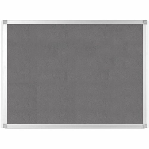 Bi-silque  Bulletin Board,Felt,18"x24",GY