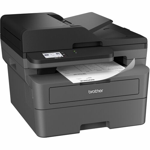 Brother  Printer,Scan/Copy/Fax,Monchrome,16-1/10"x15-7/10"x12-1/2",GY