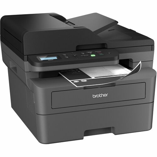 Brother  Printer,Scan/Copy,Monochrome,16-1/10"x15-7/10"x17-1/10",GY