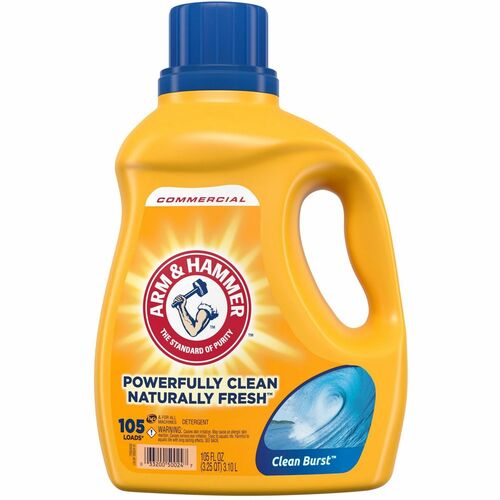 Church & Dwight Co., Inc.  Laundry Detergent, Liquid, Clean Burst Scent, 105oz