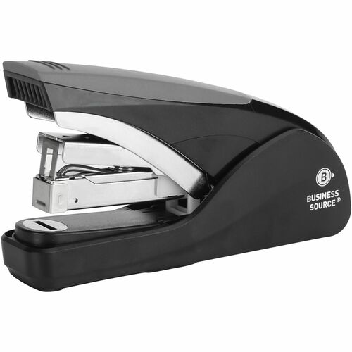Business Source  Stapler, Full Strip, 25-Sheet, 210-Staple Cap, Black
